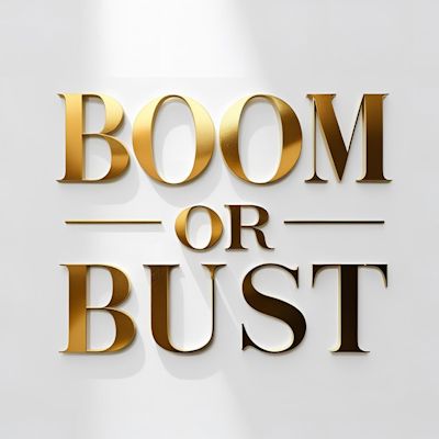 Boom or bust logo