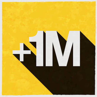 Road to 1 Million! logo